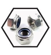 Nylock Nuts – Nylon Insert Lock Nuts for Vibration Resistant Bolting in Machinery, Automotive and Industrial Applications – Mild Steel and Stainless Steel, Metric and Inch Threads, Hex Lock Nut Design, Various Finishes